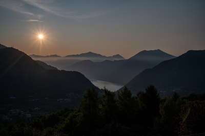 Sunrise Over Lake Como